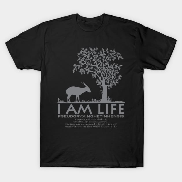 I am Life PSEUDORYX NGHETINHENSIS T-Shirt by Wilda Khairunnisa